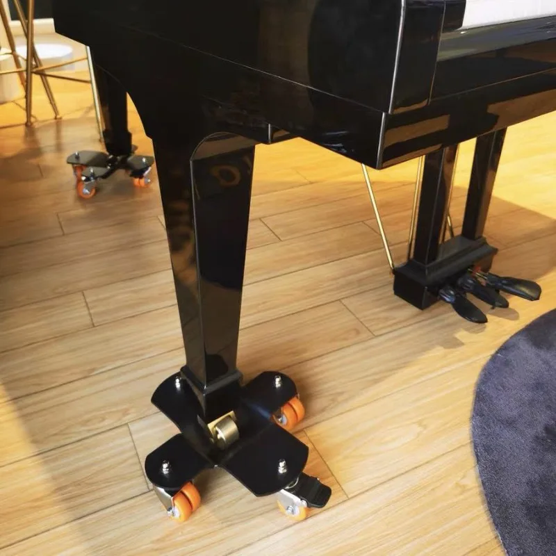 3set Grand Piano Mobile Car Tripod Metal Portable Moving Piano Wheel Outdoor Performances Transportation Handling Accessories