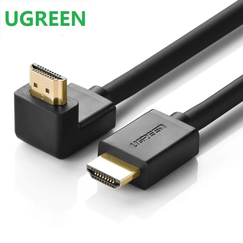 UGreen HD Cable 90 Degree Angle Bend Skyworth Hisense HDMI-Compatible Interface Data Line Set Box Connect TV