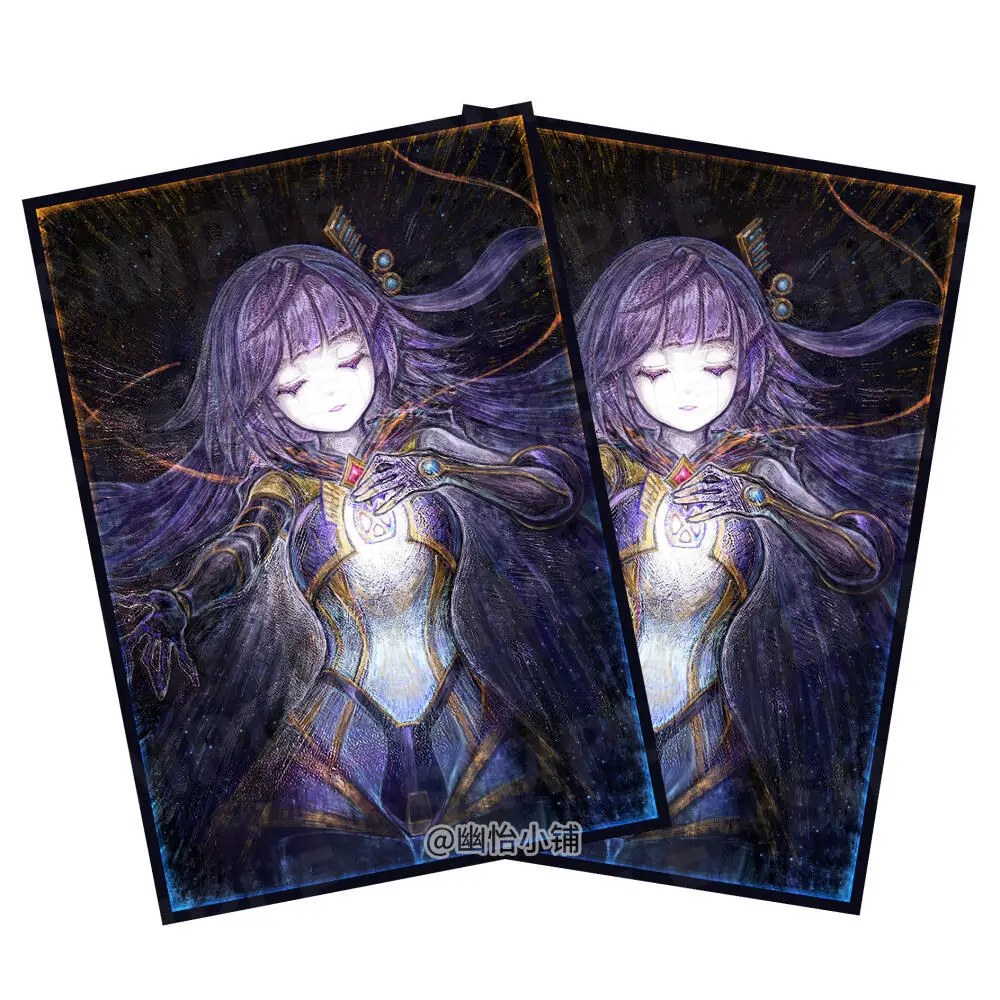 50Pcs/set 63X90Mm Diy Yu-Gi-Oh! Dark Magician Girl Card Sleeves Color Flash Ygo Kewl Tune Card Protective Cover Gift Toys view 6