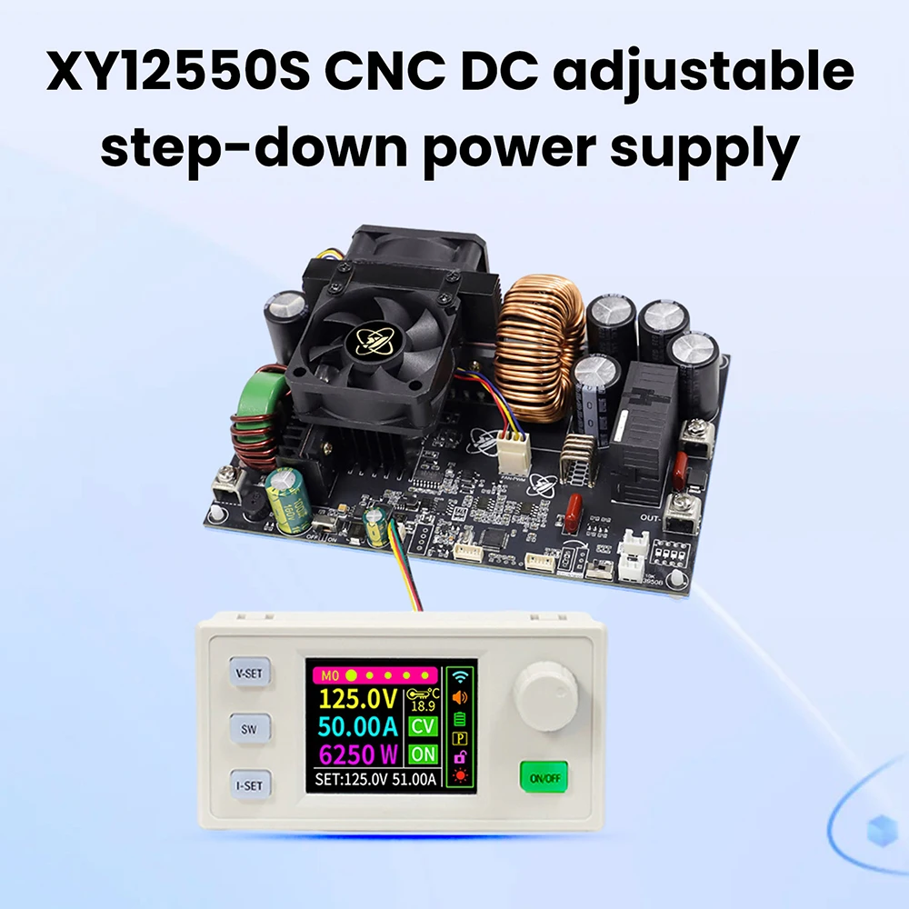 XY12550S Digital DC Adjustable Step-Down Power Supply Constant