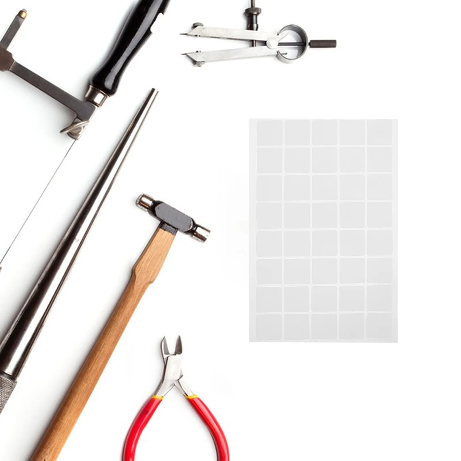 

80Pcs Double Sided Clear Tape Strong Adhesive Removable for Wall Mounting Soundproof Panels Balloon Decorations Photos