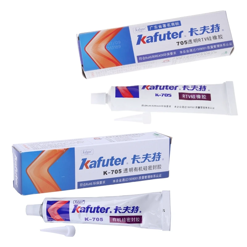 Transparent RTV Silicone Rubber Adhesive Grease Sealant Electronic Glue