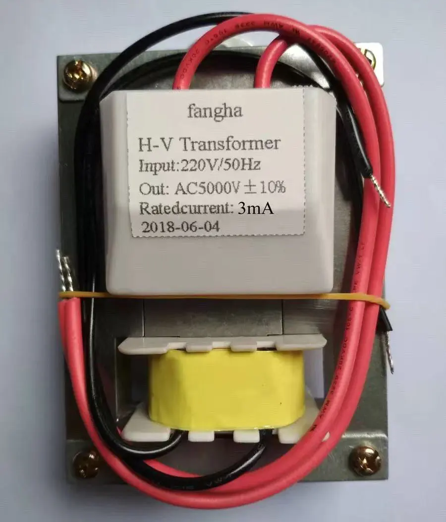 

70*16 Трансформатор лампы от комаров/трансформатор плазменной резки, 220 В/50 Гц-5000 В, горизонтальный с одной ножкой