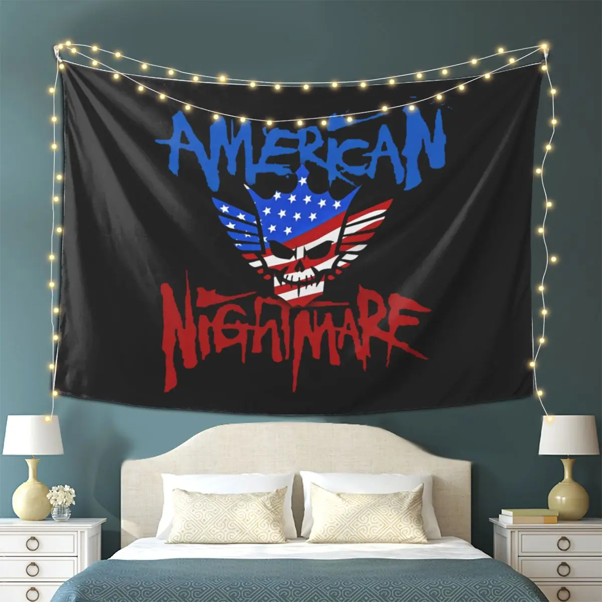 

Cody Rhodes Mes Tapestry Wall Hanging Aesthetic Home Decor Tapestries for Dorm Room