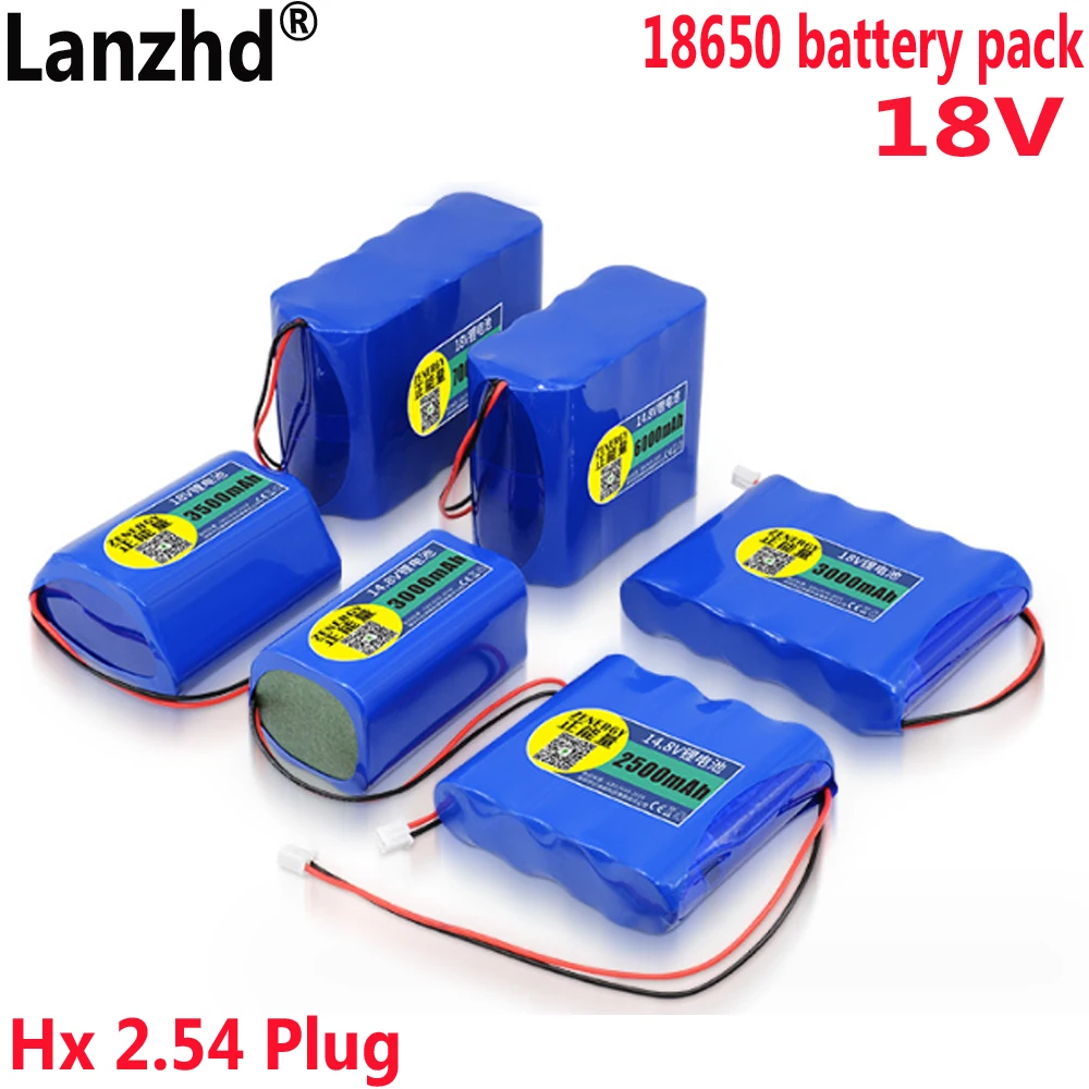 

18V 18650 lithium battery pack For audio LED light Vacuum cleaner Car wash Monitoring sprayer Medical equipment battery