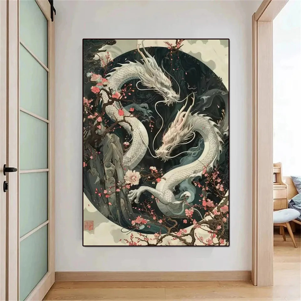 5D Diamond Painting Cross Stitch Japanese Landscape Samurai Geisha Diamond Embroidery Sale Mosaic Art Pictures Home Decoration