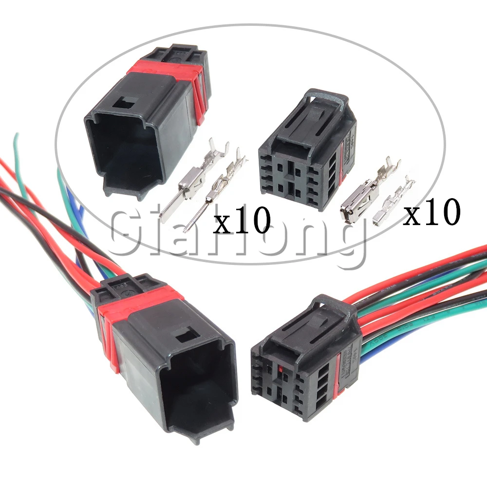 

1 Set 10 Ways 1563123-1 1563124-1 1563125-1 1563126-1 Starter Car Wire Cable Socket 7P0972725 0-1563123-1 Composite Connector