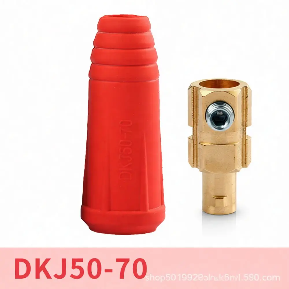 European Style Welding Machine Cable Connector 10 25 35 50 50 70 Plug Socket Quick Adapter Industrial Arc Welder Parts