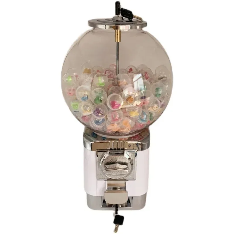 Mini Gumball Dispenser Bouncy Ball Machine, Coin Saving Box MoneySafe,FunnySavingChallengeStorageCase,PerfectGiftforKidsDailyUse