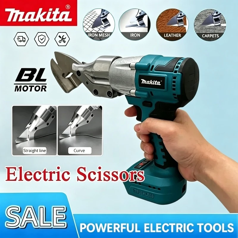 

Makita Brushless Electric Scissors Rechargeable Cordless Iron Sheet Cutting Tools Metal Sheet Shear For 18V Battery