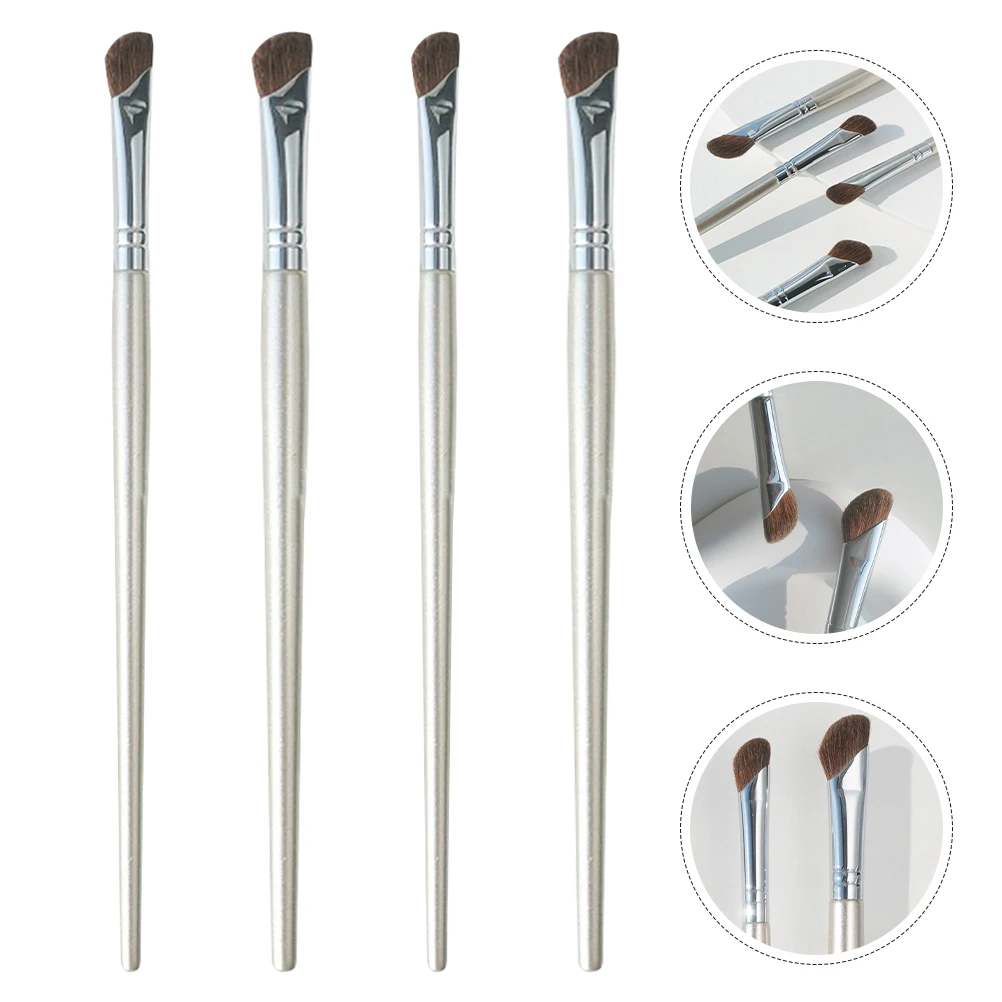 

4 Pcs Eye Makeup Brushes 325 Large Small Sizes for Contour Brush Nose Contour Highlight Blending Tools Set