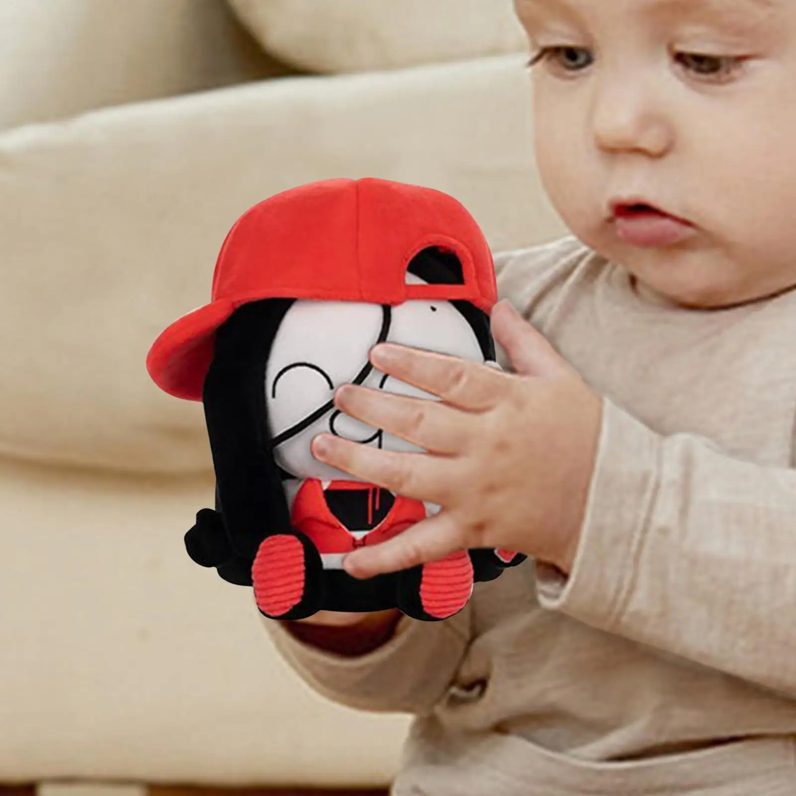 ألعاب قطيفة على شكل شخصية كرتونية لعبة دمية رفيق محشوة لطيفة لمحبي الفتيات وأعياد الميلاد وعيد الميلاد وحضانة المنزل بجانب السرير وسطح المكتب #4