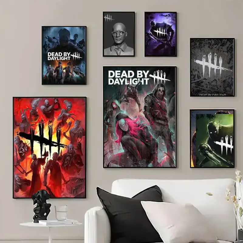 Game D-Dead by D-Daylight POSTER Prints Wall Pictures Living Room Home Decoration Small