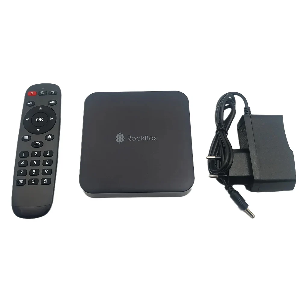 Pine64 RockBox with RK3328 Rockchip 100% Retro-Gaming 4K HDR Android 7.1 Media Player Intelligent Remote Control