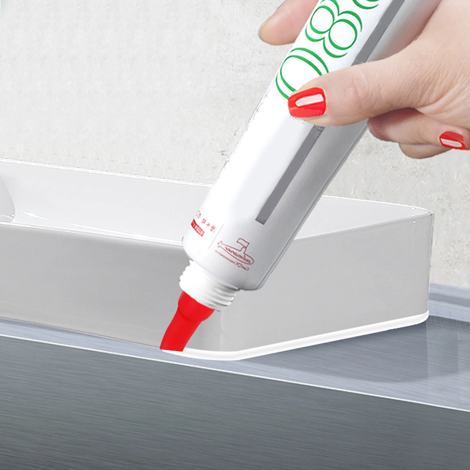 

10Pcs Caulking Finisher Nozzle Plastic Durable Caulk Tool Uneven Surface Glue Remover Caulking Nozzle