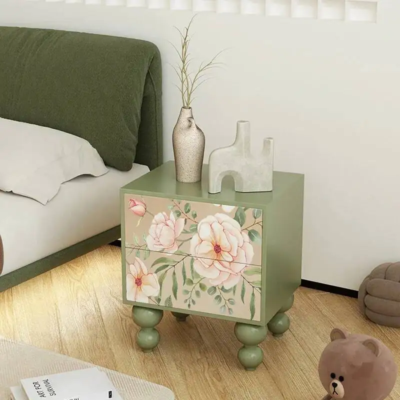 منضدة بجانب السرير أوروبية متعددة الاستخدامات من فريش جلامور تافولينو، بسيطة فاخرة ومريحة ورائعة، أثاث غرفة نوم دا سالوتو #5