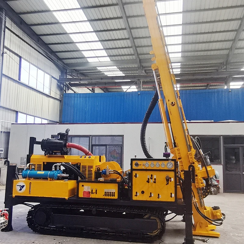 Crawler Mobile Fully Hydraulic Core Drilling Rig Rough Terrain Drill Rig