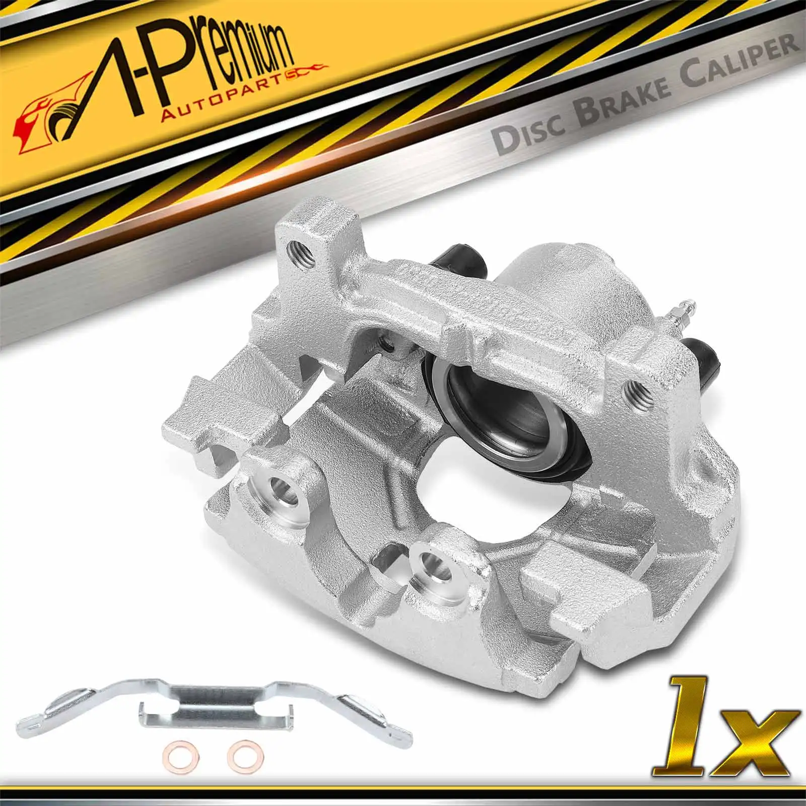 A-Premium Front Brake Caliper with Bracket for Ford Fusion 2015-2020 Lincoln MKZ 2013-2020