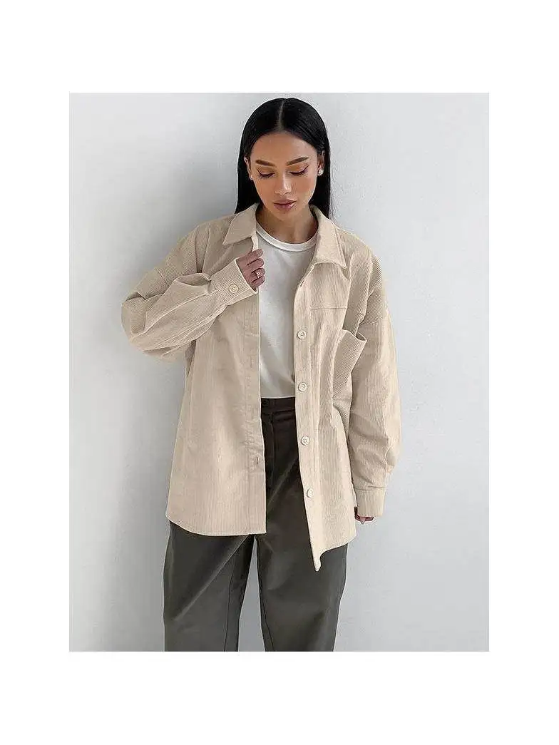 

Loose Casual Long Sve irt Mat Lapel New Sle Women's Faion Linen Blend Knot Straight Cut Autumn Top