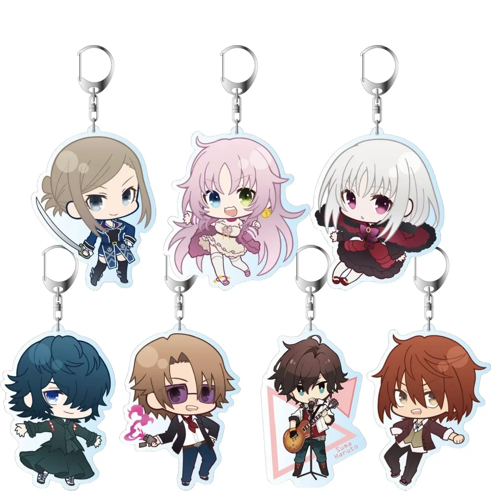 Charm Anime K: peripheral Seven Stories Saruhiko Fushimi Yukari Acrylic HD Figure Keychain Gifts Decor Pendant Series About 6cm