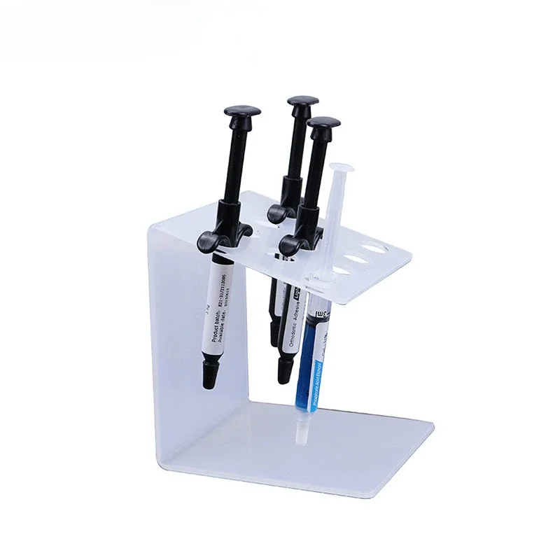 Dentistry Intensification Resin Placement Kit: Dental Coating Combination with Bracket, Small Suit Storage Box, Applicator Stand