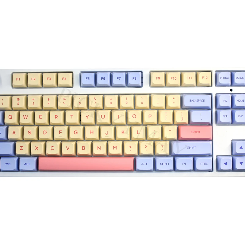 

Design 132 Key2 PBT Keycap DYE-SUB XDA Profile Personalized Minimalist Colorful Spun Sugar Keycaps For Mechanical Keyboard