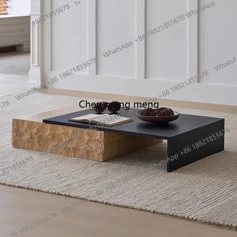 

Modular Luxury Coffee Table Rectangle Neutral Modern Elegant Coffee Table Trendy Design Living Room Coffee Table Furniture