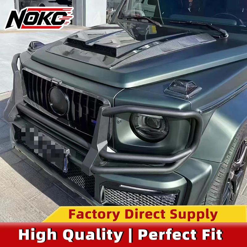 B Style Widebody Front Bull Bar For Mercedes W464 G63 G800 Front Bumper Guard Heavy DutyFront Crash Protection Bar
