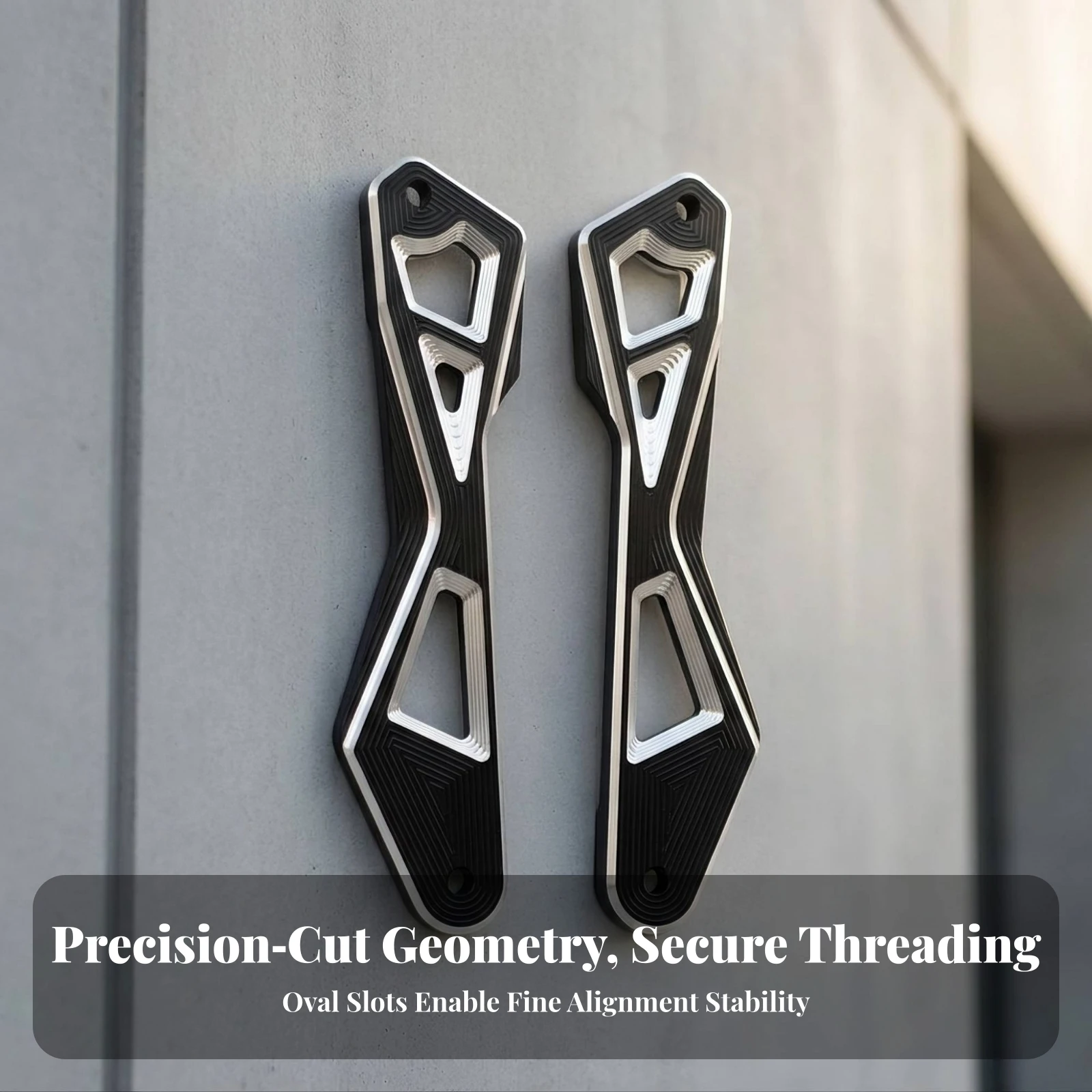 Windshield Trim Brackets Anodized Fairing Trim Accents Motorcycle Hardware Lightweight Screws Long-Lasting