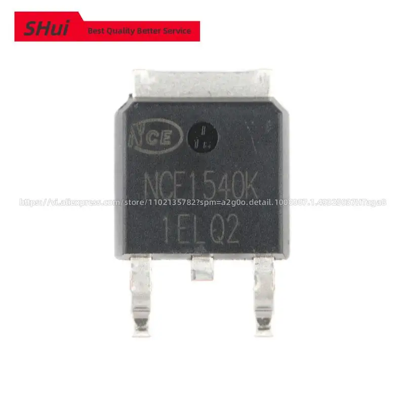 

10PCS NCE1540K TO-252-2 100V/40A N-channel MOS Field Effect Tube