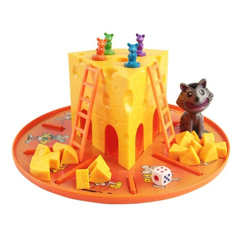 for Cat and Mouse- Cheese Game Parent-Child Interactive Board Game for Kids Boys and Girls Entertainment