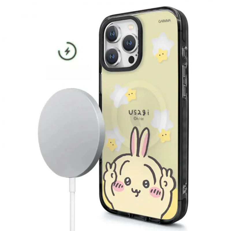 Chiikawa Magnetic Phone Case for iphone 17 Pro Max 16 15 14 13 12 Cartoon Usagi Momonga Hachiware Magsafe Wireless Charge Cover view 2