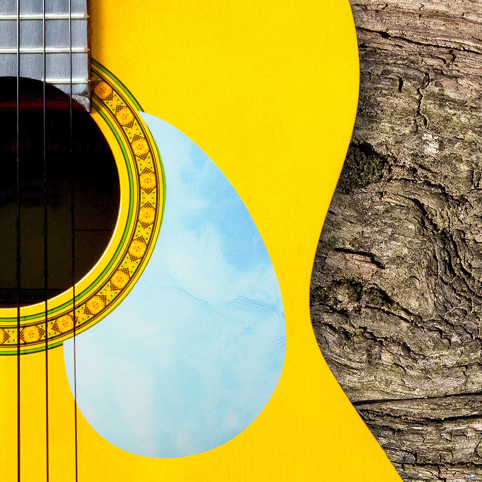 

Guitar Folk Electric Protection Acoustic Sticker Comma Shape Scratch Plate
