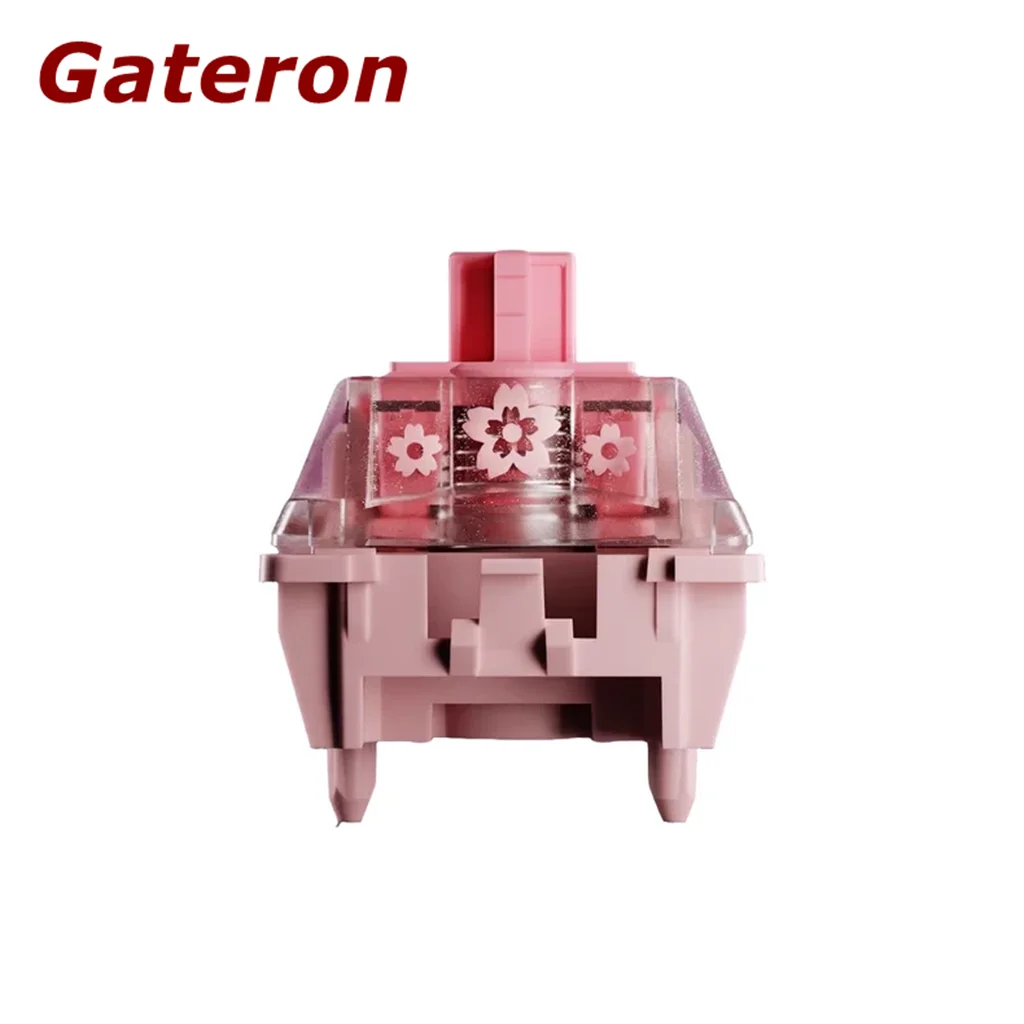 

Магнитный переключатель GATERON Sakura, 30 г, материал POM, RT0,01 мм, индивидуальный линейный переключатель HIFI, триггер, FPS, игровая магнитная клавиатура