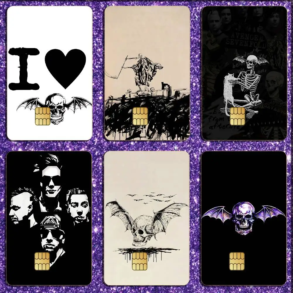 

A-Avenged S-Sevenfold Life Is But a Dream Credit Card HD Stickers Card Decal Card Matte Film Skin Small Chip Waterproof Sticker