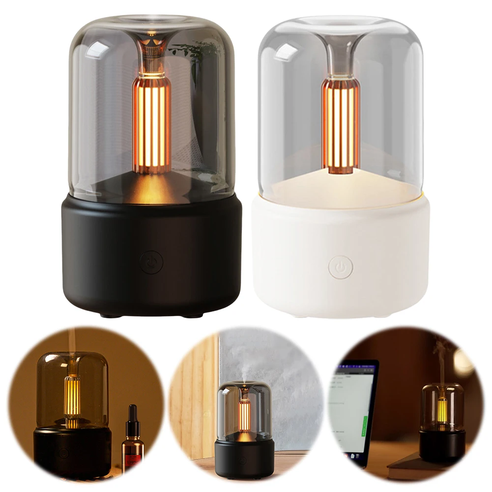 

Aromatherapy Diffuser Light Cool Mist Humidifier Auto-Off Portable Diffuser Humidifiers Improve Sleep for Bedroom Living Room