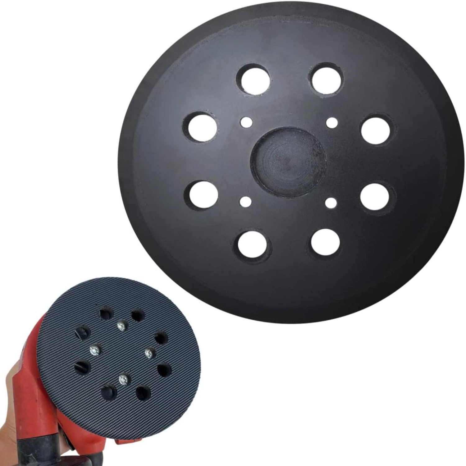 Улучшите эффективность и эффективность шлифования с надежным 5-дюймовым сменным крючком и петлей на 8 отверстий для шлифовальной машины для мастера 315112