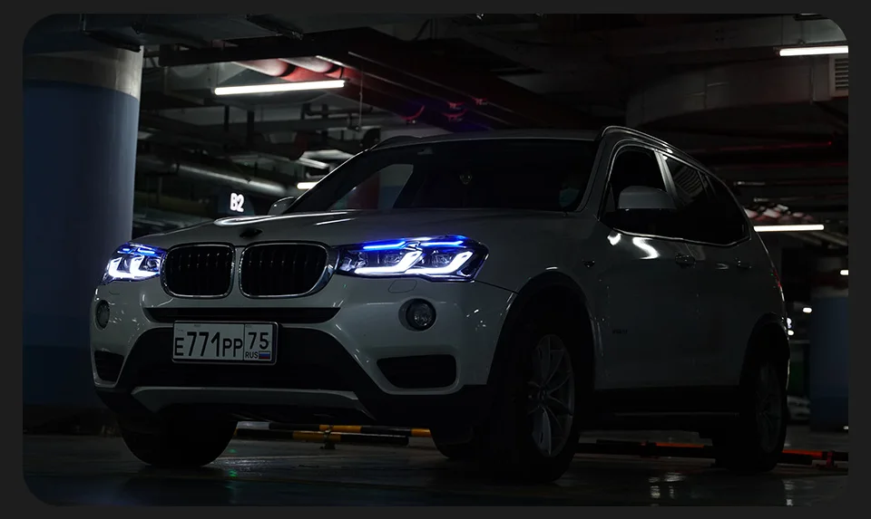 Car Lights for BMW X3 F25 LED Headlight 2014-2017 X4 F26 Head Lamp Drl Projector Lens Automotive