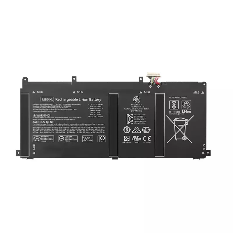ME04XL 7.7V 50.4Wh Laptop Battery for HP Elite X2 1013 G3 HSTNN-IB8D 937519-1C1 937434-855 937519-171 series