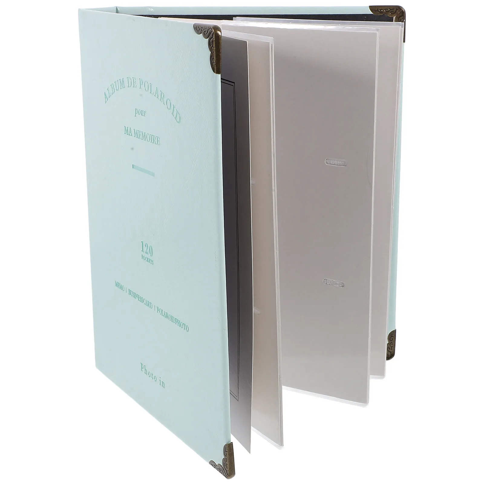 

Stylish Receipt Organizer Storage Album for Cards Tickets Photos Keepsakes Loose-Leaf Collection Book Home Office Travel