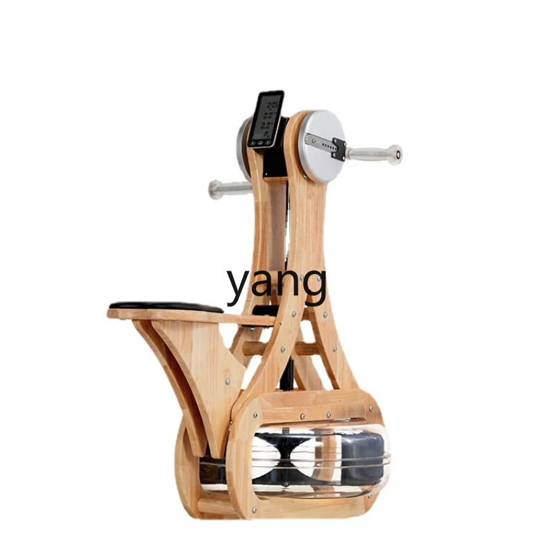 CX Commercial Water Resistance Rowing Machine Home Intelligent Gym Solid Wood Sailing Machine Rowing Machine Mute Aerobic