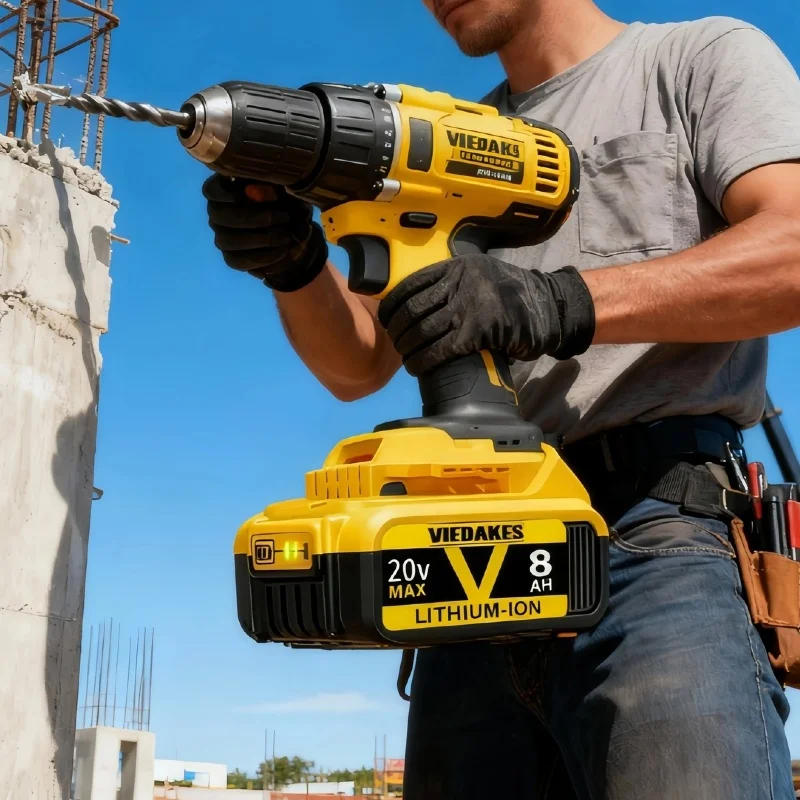 

18V 8.0Ah Li-ion Battery forDEWALT DCD DCF DCG DCB 20V MAX Series Power Tools With LED Indicator & Overload Protection