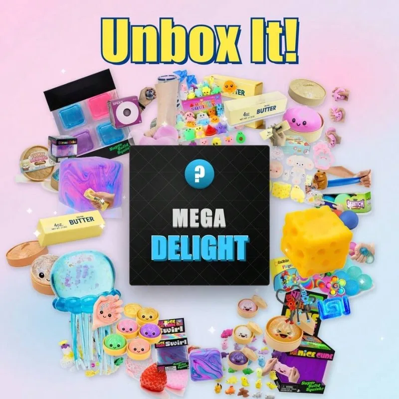 Mix Squishy Random Fun Blind Box Surprise Toys 1 Pcs Cute Fidget Toy Guaranteed Funny Stress Relief Squeeze view 2