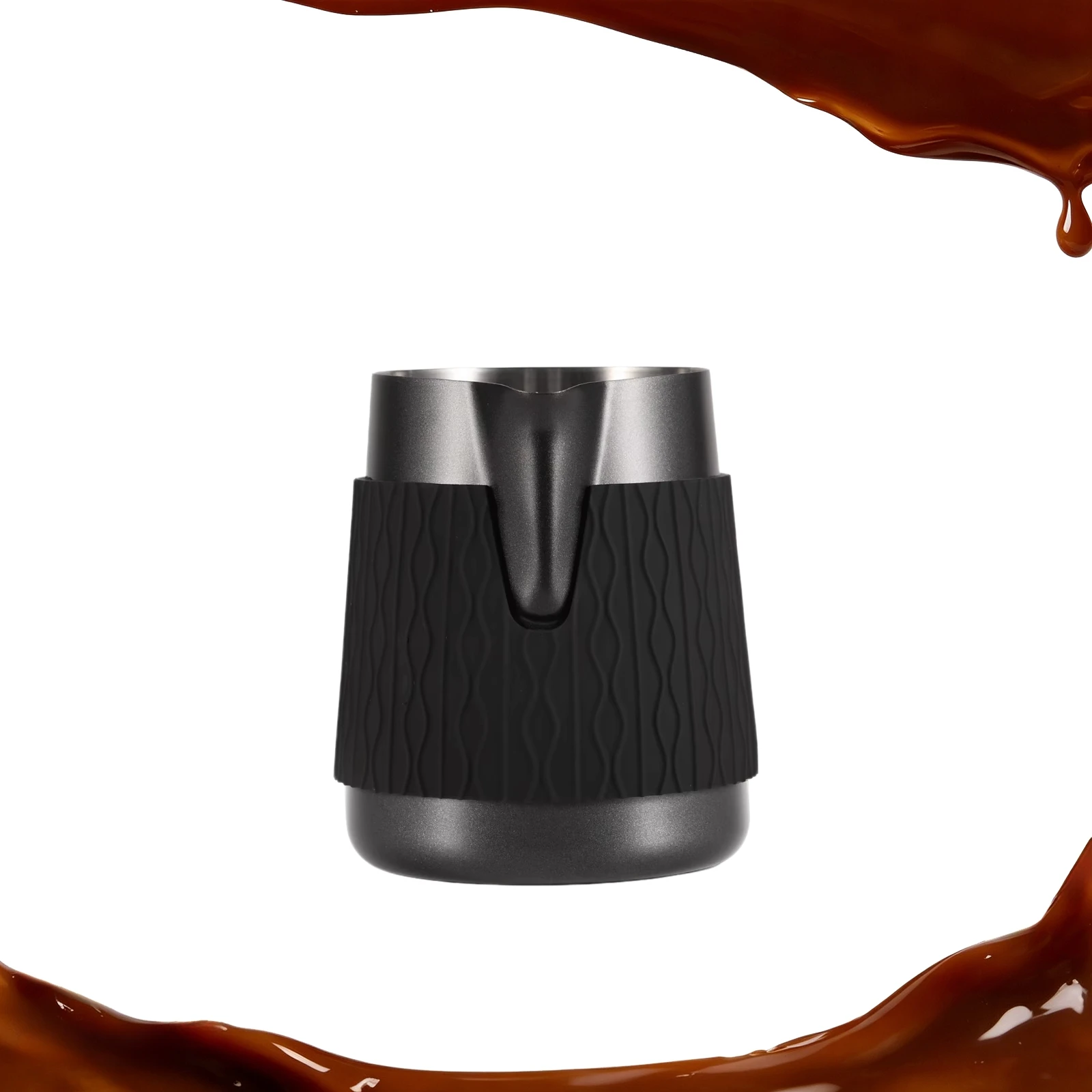 

Кувшин для взбивания молока Popspresso Espresso, 500 мл, без ручки, из нержавеющей стали 304, для латте и капучино (черный)