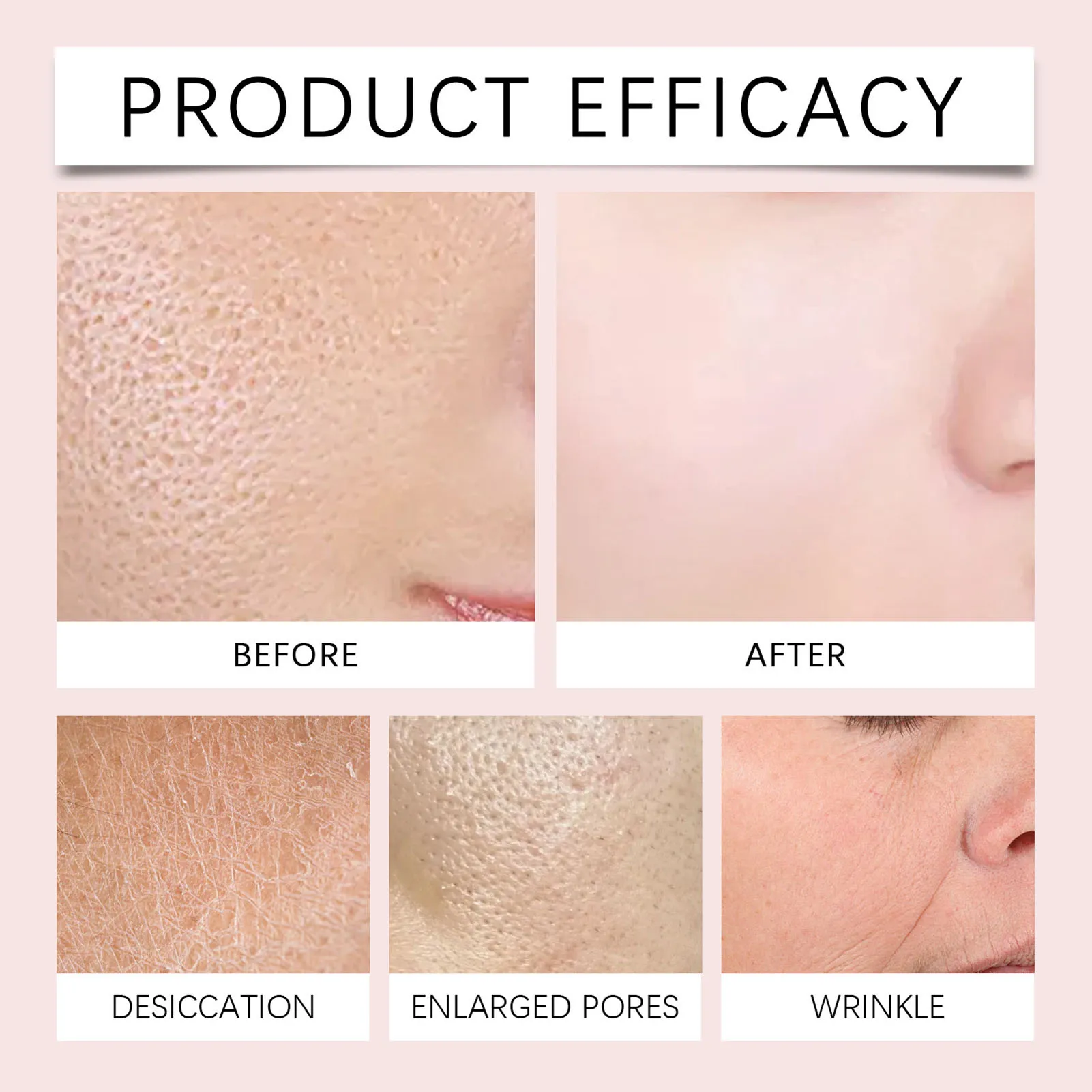 바이오 콜라겐 딥 하이드레이팅 마스크, 주름 리프팅, 탄력 있는 모공 수축, 찢어진 마스크, 가족 및 친구를 위한 훌륭한 선물, 4 개