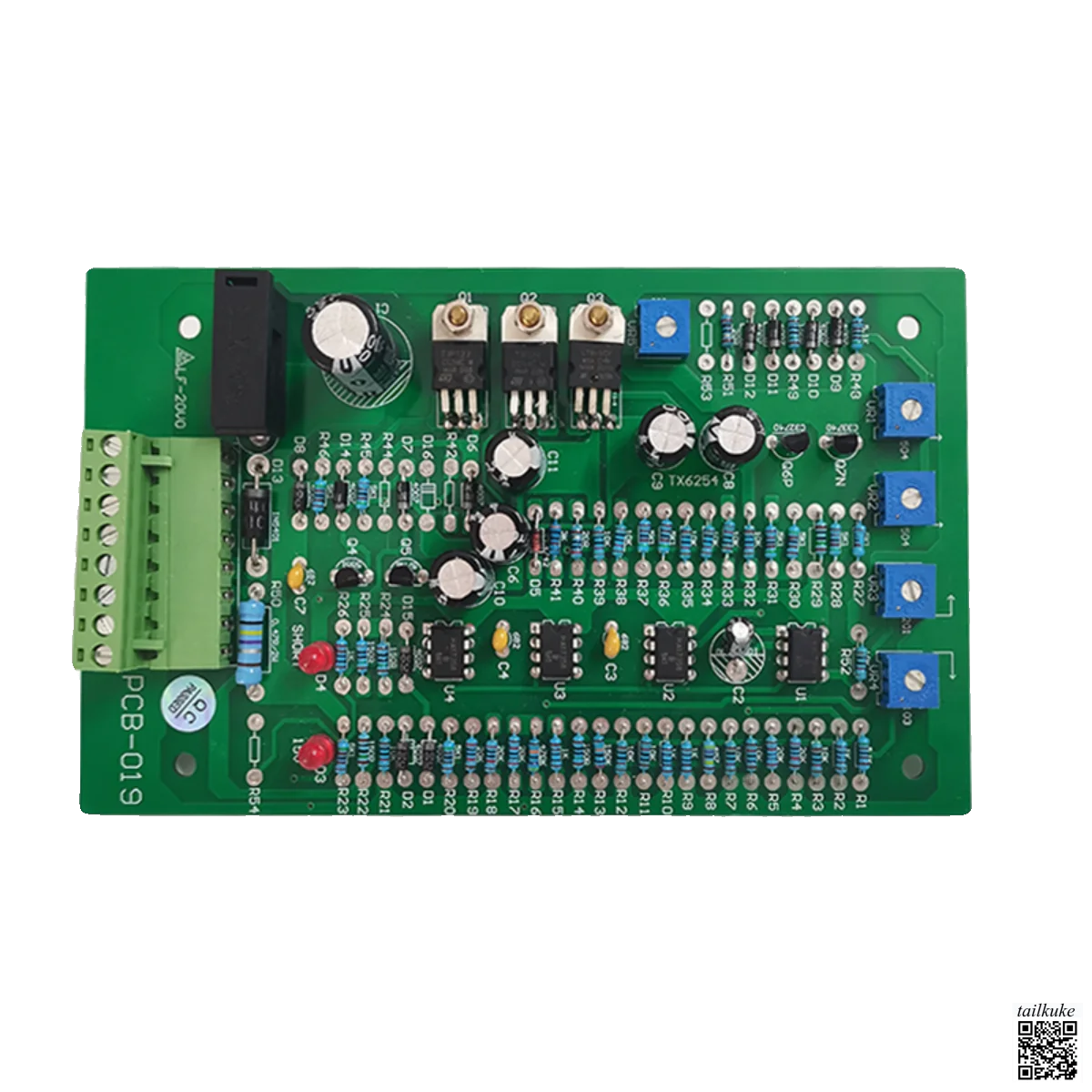 

PCB-019 Литье под давлением машина Одиночная пропорциональная плата Управляющий клапан Плата усиления ПЛК