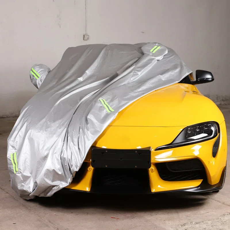

Fit For Toyota Supra Full cover Waterproof sun protection cover with Reflective Strip Scratch resistant car accessories