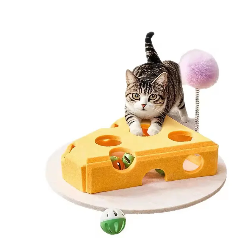 Interactive Felt Cat Puzzle Box 2
