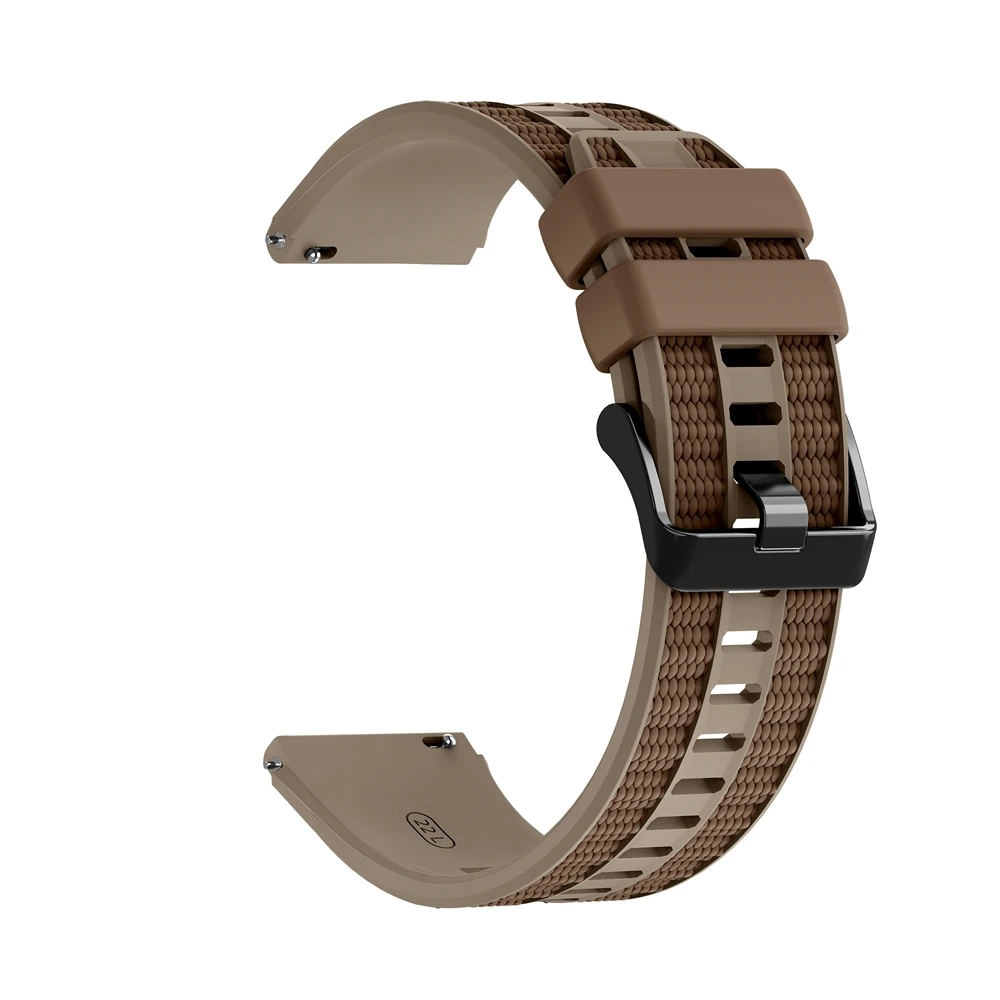 1:1 Official Silicone Strap For Huawei Watch Ultimate 2 Band For GT6 GT5 GT4 GT3 Pro 46mm Two Tones Bracelet 22mm Watchbands image 4