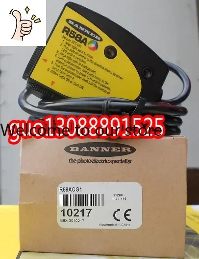 2025 R58ACG1 Banner BANNER Color Mark Sensor, Brand New Original Genuine Fake One Penalty Ten